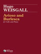 ARIOSO AND BURLESCA CELLO SOLO cover